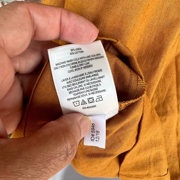 Express/Rocky Barnes mustard dress size small - Picture 6 of 7